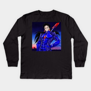 lancer in fate/zero saga Kids Long Sleeve T-Shirt